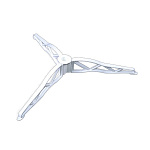 Елка Кристина белая 1,20м 