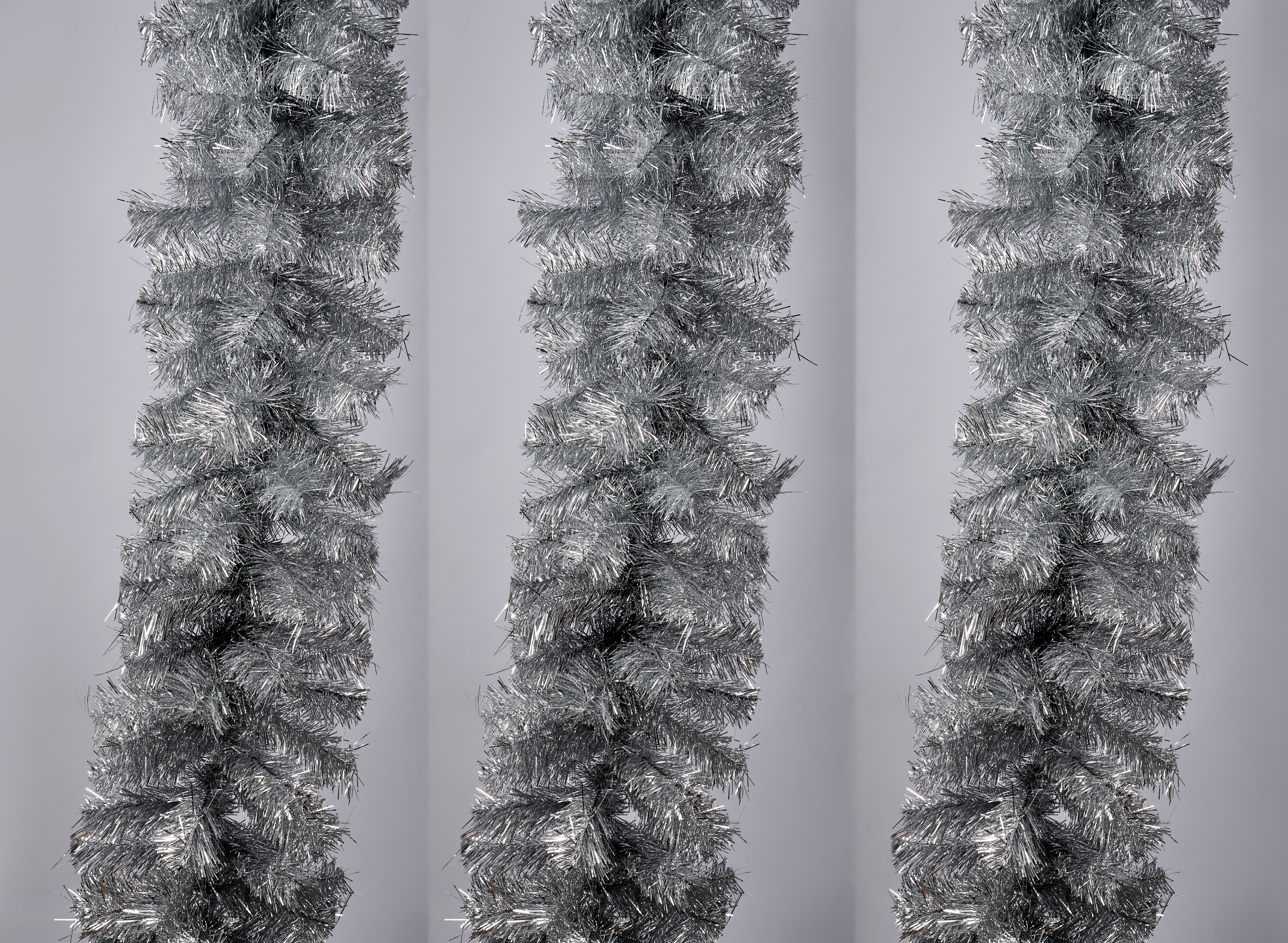 Гирлянда хвойная d28/L270 ГХ-28S серебристая