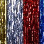 Дождик  50 см синий