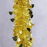 Мишура Колокольчик Флоренция 100мм/80м/2м золото/зеленый